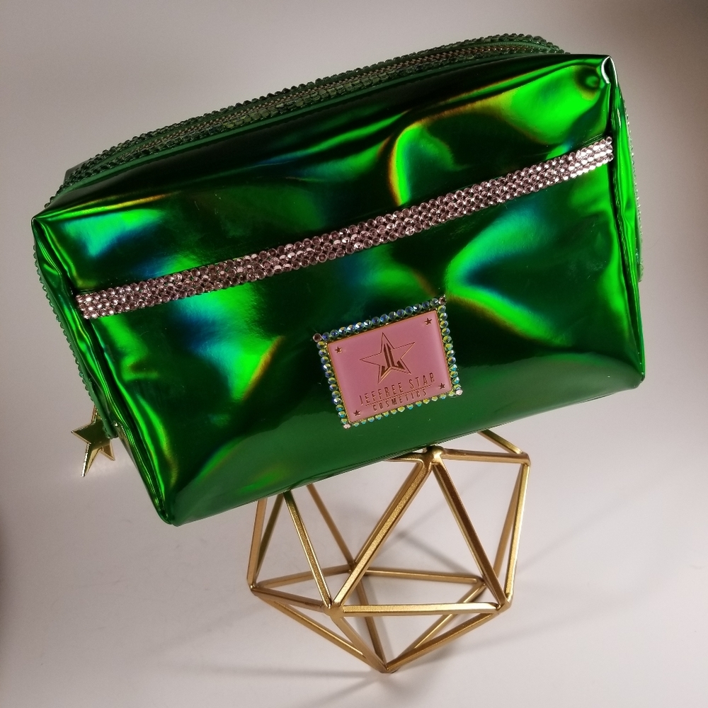 🆕️Jeffree Star, Alien Holo, Bling Makeup Bag